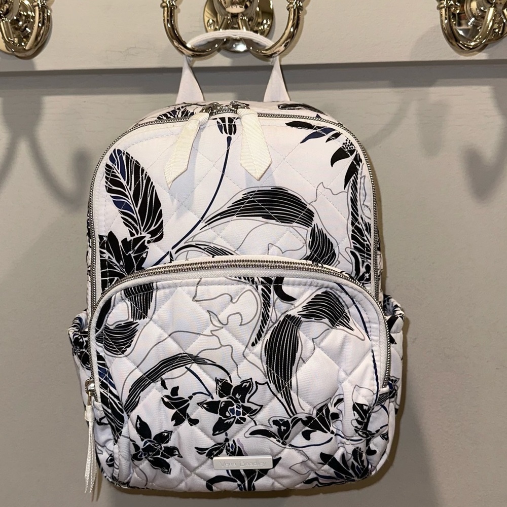 Vera Bradley Twilight Garden Small Backpack in Performance Twill - Picture 1 of 9